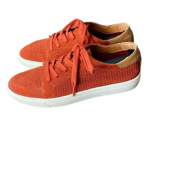 Lucky Brand Leigan Lace Up Sneaker 8 - Picture 1 of 7